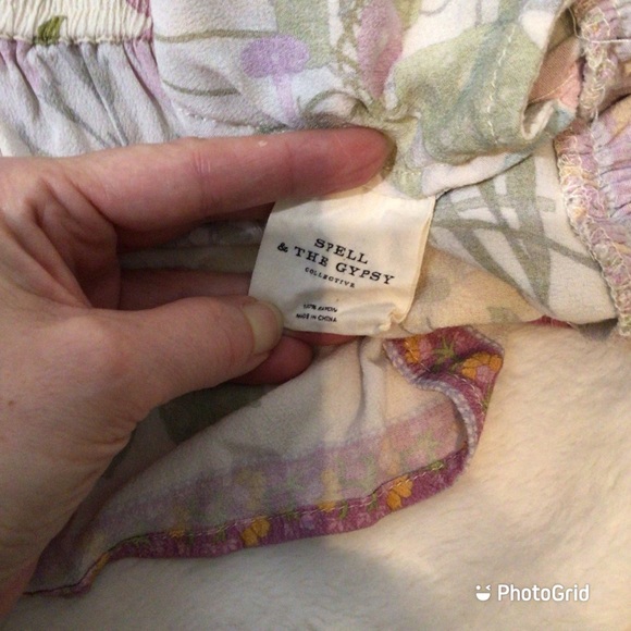 Spell & The Gypsy White Floral Playdress - EUC - Picture 10 of 11